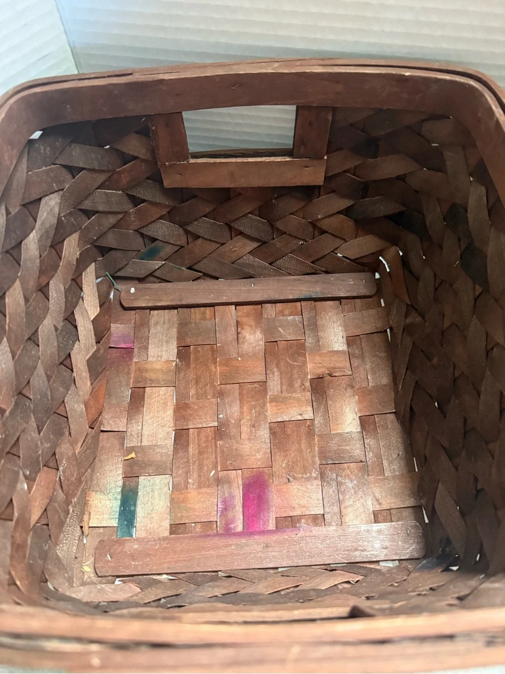 Unbranded Brown Woven Storage Baskets - Set of 2 - 1=9 1/2” & 1=10 1/2”